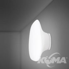 Lumi-mycena plafon/kinkiet biały 1x150W E27 230V